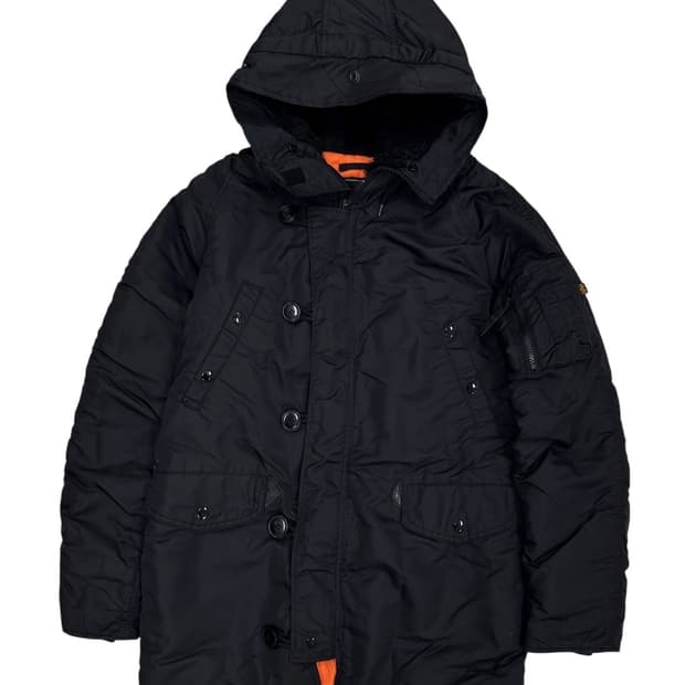 알파인더스트리 N3B 야상패딩 블랙 (S~L)