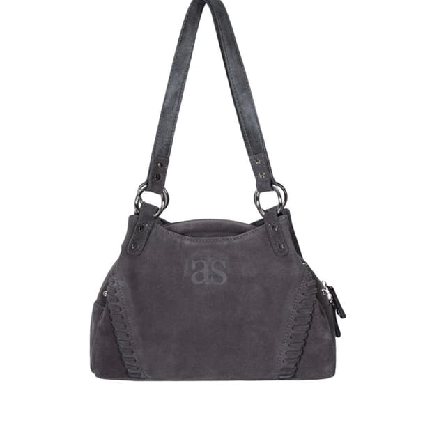 애즈온 보니타 미니백 BONITA MINI BAG 스웨이드 차콜