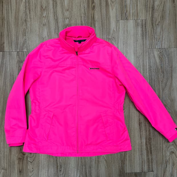 타미힐피거 바람막이 자켓