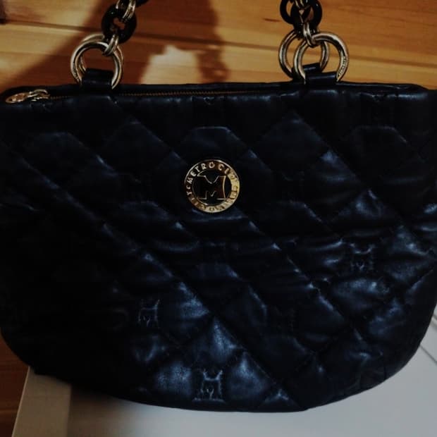 메트로시티 퀼팅 체인백 토트백