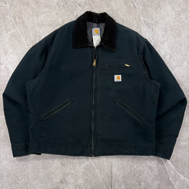 Carhartt j01 Black Regular Detroit Jacke