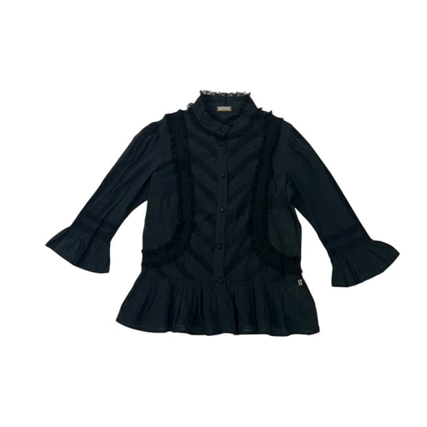 갈리아노 레이스 블라우스