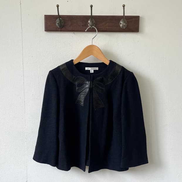 ST. JOHN 리본 트위드 자켓