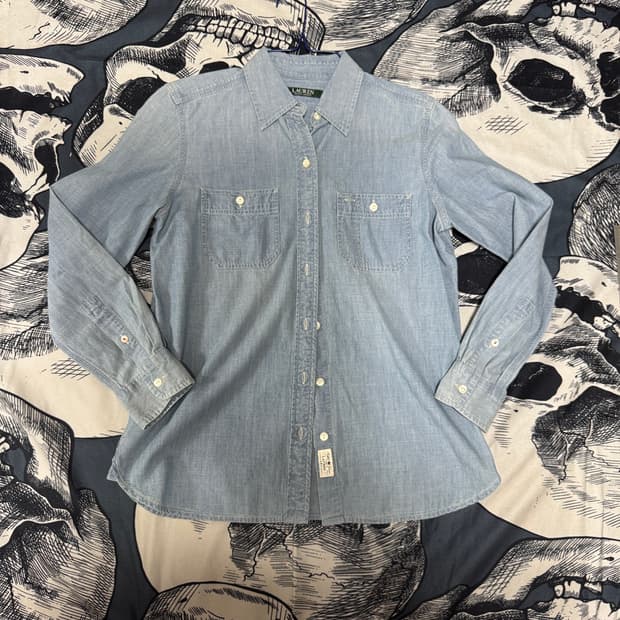 랄프로렌 데님셔츠 xs사이즈 