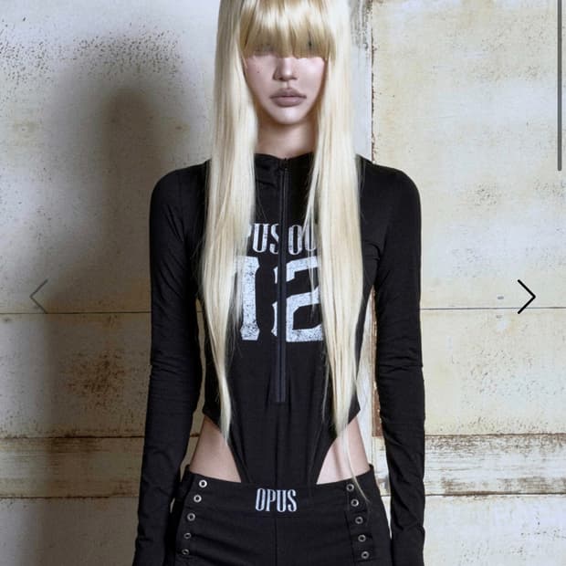오퍼스 바디수트 Op. 07 PITSTOP BODYSUIT BLACK