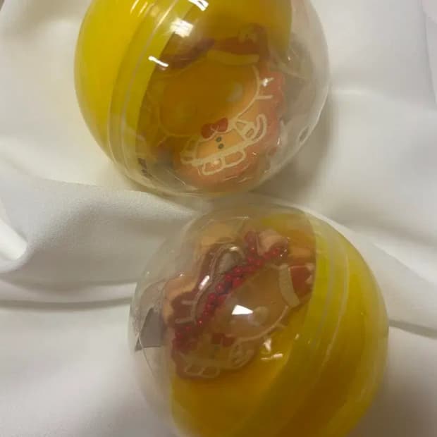 산리오  스위트 홀리데이 성수 팝업 쿠키 키링 가챠 인형 초코캣