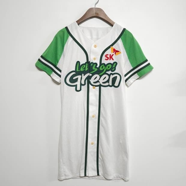 44~55)SK와이번스 Green 한정판 야구 유니폼 원피스