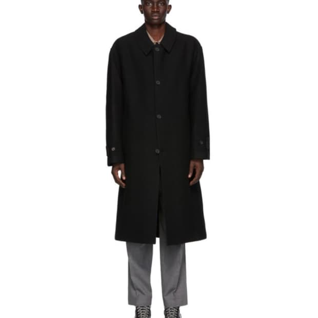 Mfpen Hollis Wool Coat Black