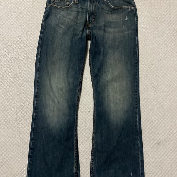 [33X30] 리바이스 527 플레어 핏 부츠컷 데님 팬츠(클리닝O)