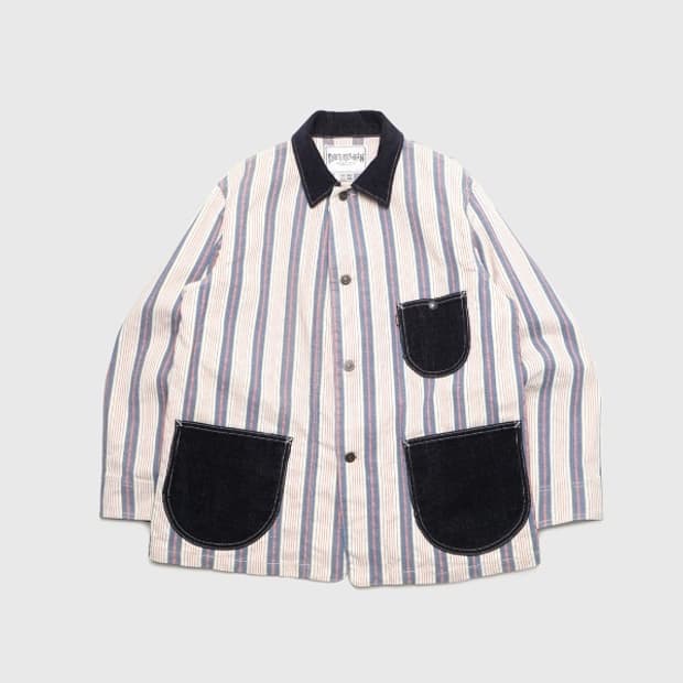 stripe coverall