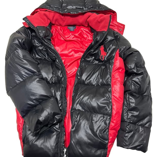 폴로 빅포니 유광패딩