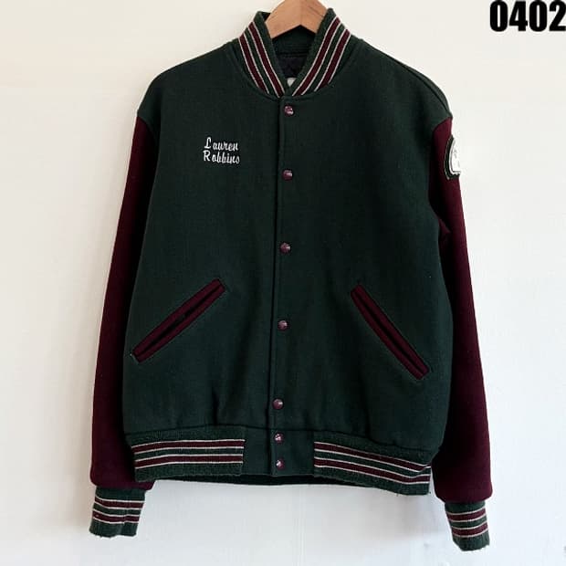 USA 빈티지 울 바시티 자켓 M 0402