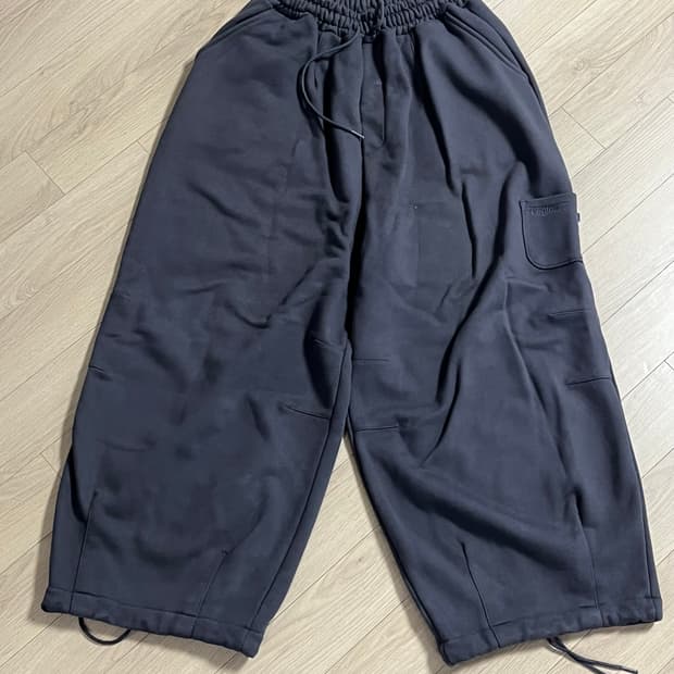 anglan string heavy sweet balloon pants