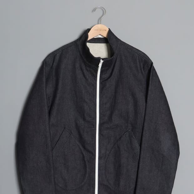 tashi Denim Track Jacket