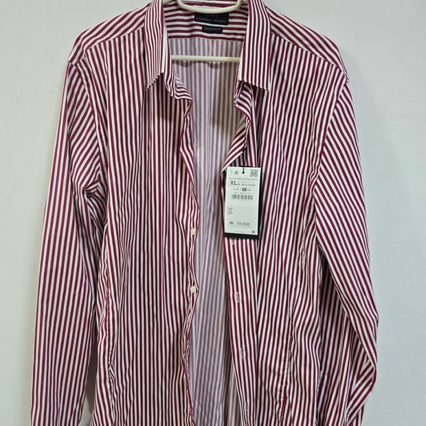 ZARA 스트라이프 셔츠 XL