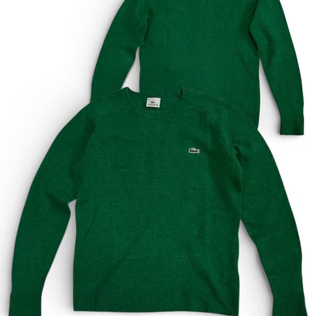 라코스테 초록 니트 스웨터 M