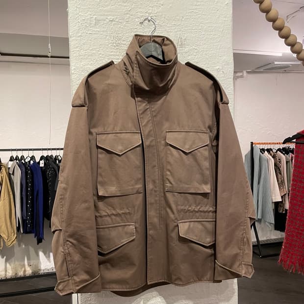 라드뮤지션 비대칭 밀리터리 자켓