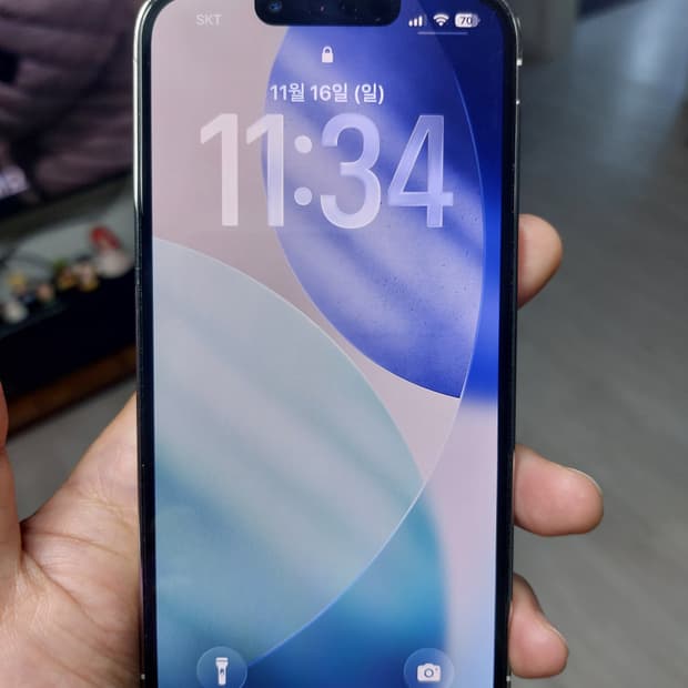 아이폰 13PRO 화이트 티타늄 512GB 홍콩판(무음카메라, 듀얼유심)