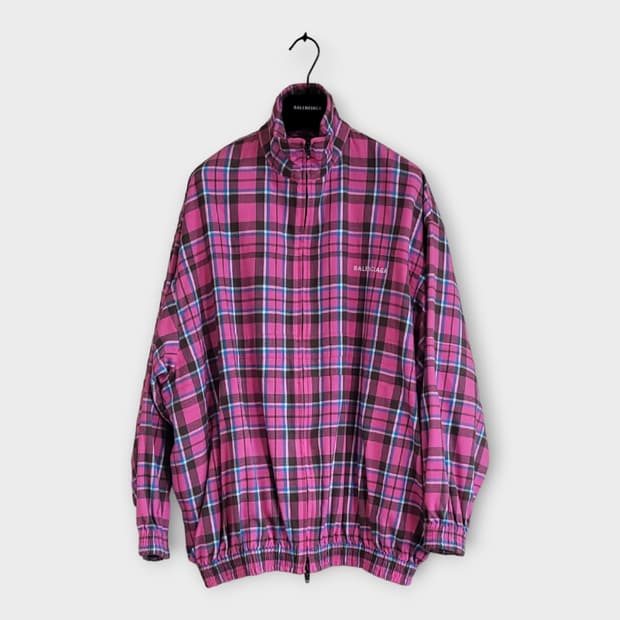 발렌시아가 플란넬 집업 (보드집업)