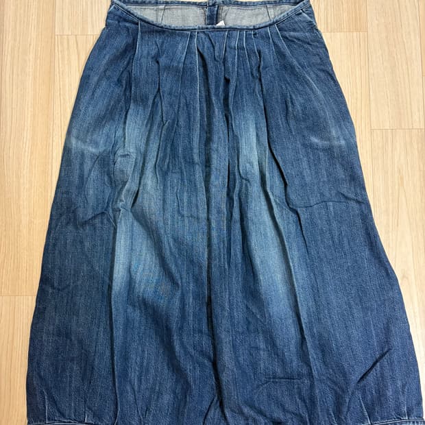 옴니갓 데님 벌룬 스커트