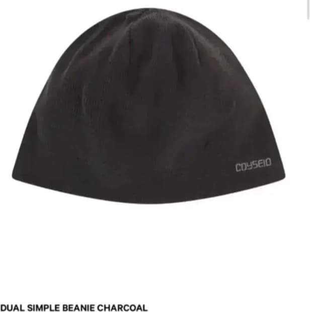 코이세이오 듀얼 심플 비니 차콜
