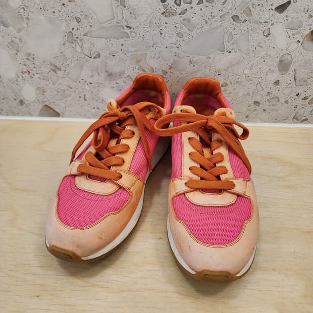 에르메스 이스케이프 여성 스니커즈 오렌지 36 1/2