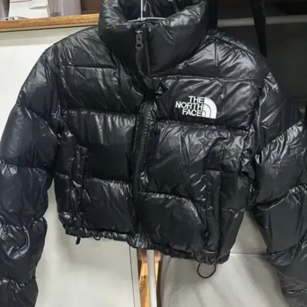 노스페이스 눕시 숏 자켓 블랙 M