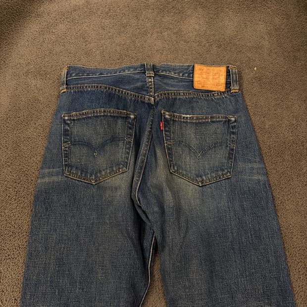 [정품] 리바이스501XX빅E셀비지1947복각555Valencia,USA