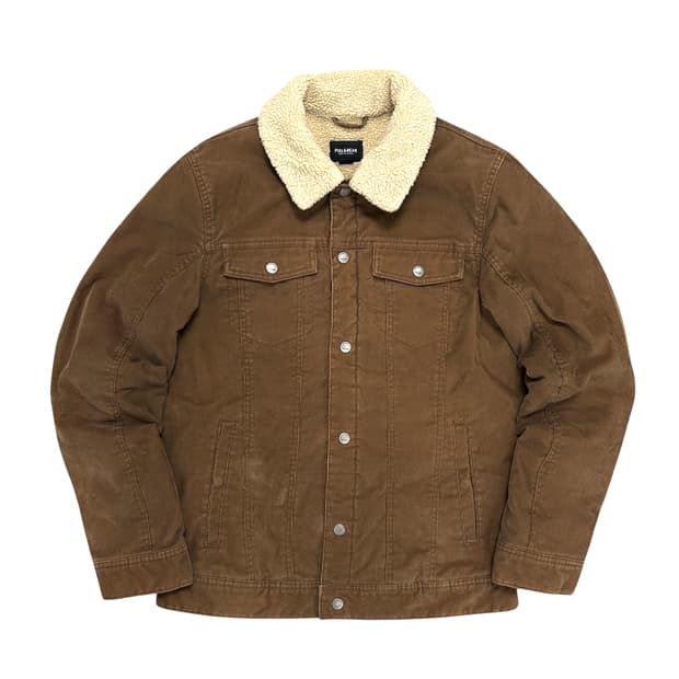 풀앤베어 코듀로이 쉐르파 자켓(M)