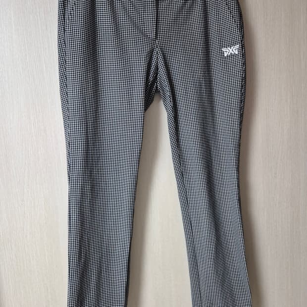 (정품) PXG 바지 골프웨어 체크팬츠 S