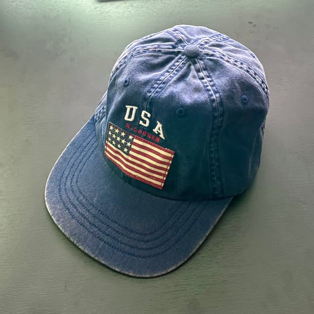 폴로 랄프로렌 성조기 모자 볼캡