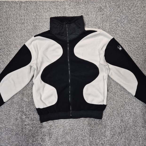 스파이더 남성 하이넥 플리스 자켓 XL