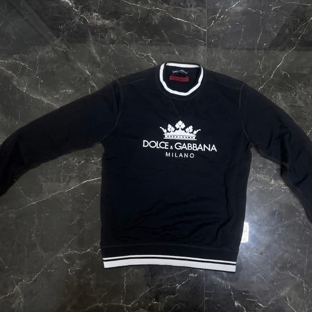 돌체앤 가바나 CZARNY SWETER DG MILANO