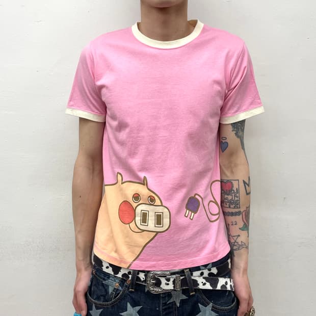 Drugstore Pork Nose Pink T-Shirt