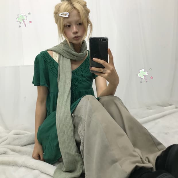 ✿ 딥그린 너드 코디set ✿