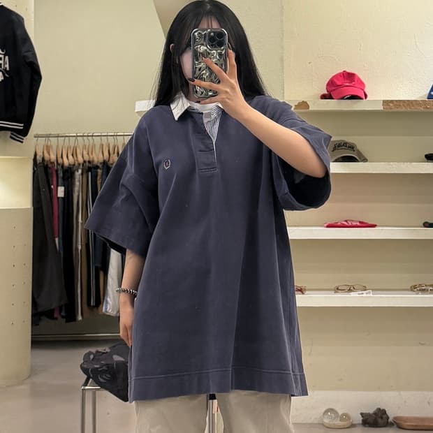 타미힐피거 월계 빅로고 피케티셔츠 U1615