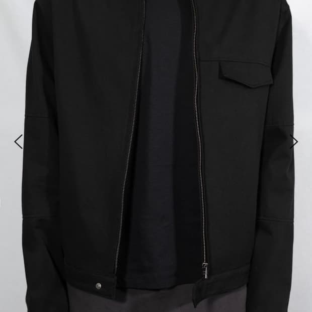 LES Rib mechanic jacket black 