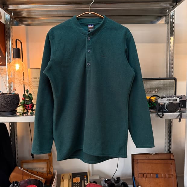 90S 파타고니아 캐필린 플리스 헨리넥