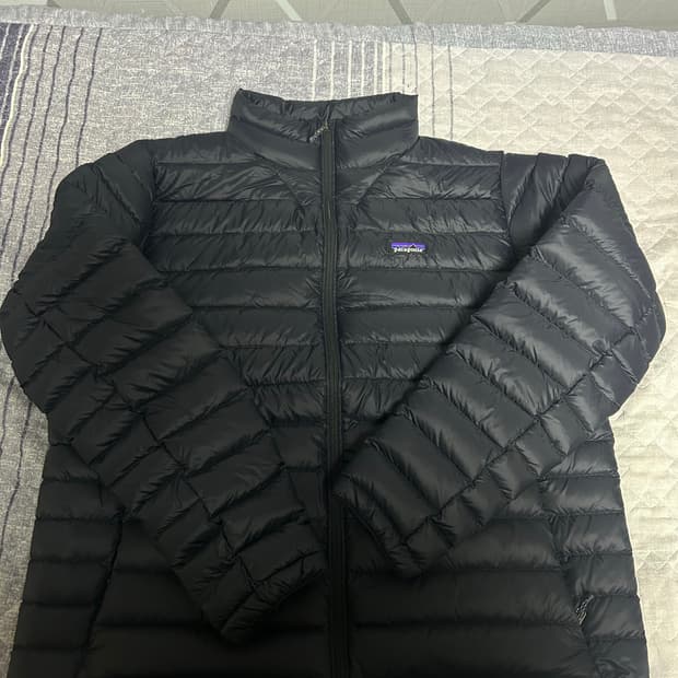 xxl)파타고니아 다운스웨터 블랙 경량패딩