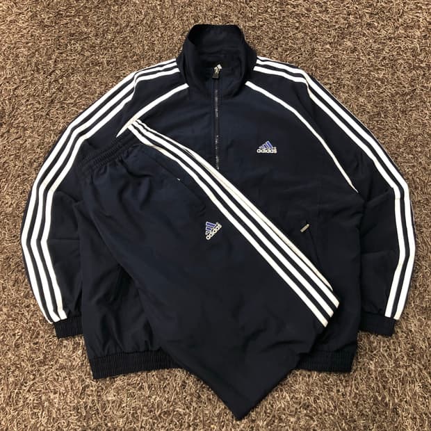 아디다스 올드스쿨 바람막이 트레이닝 셋업 