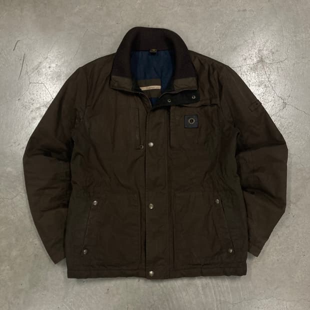 시리즈 브라운 컬러 멀티 포켓 유틸리티 자켓