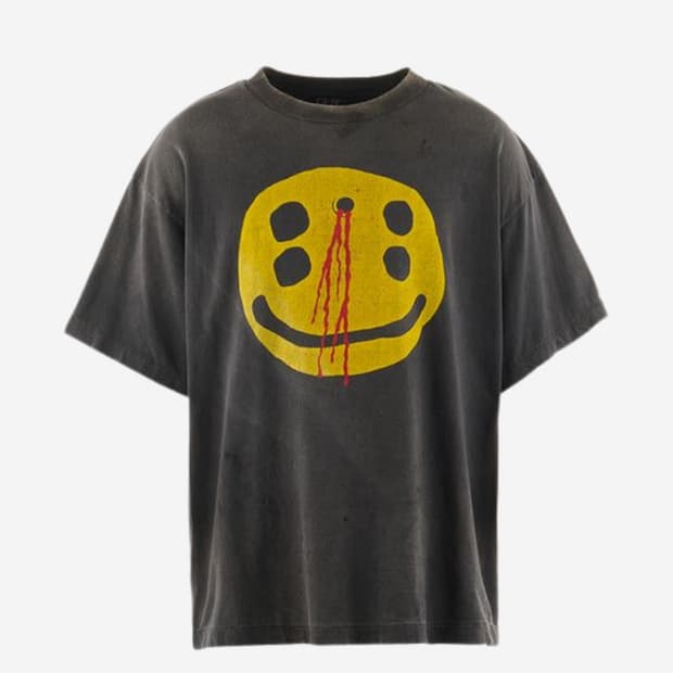 [L,XL] 세인트 미카엘 x CPFM 스마일 반팔