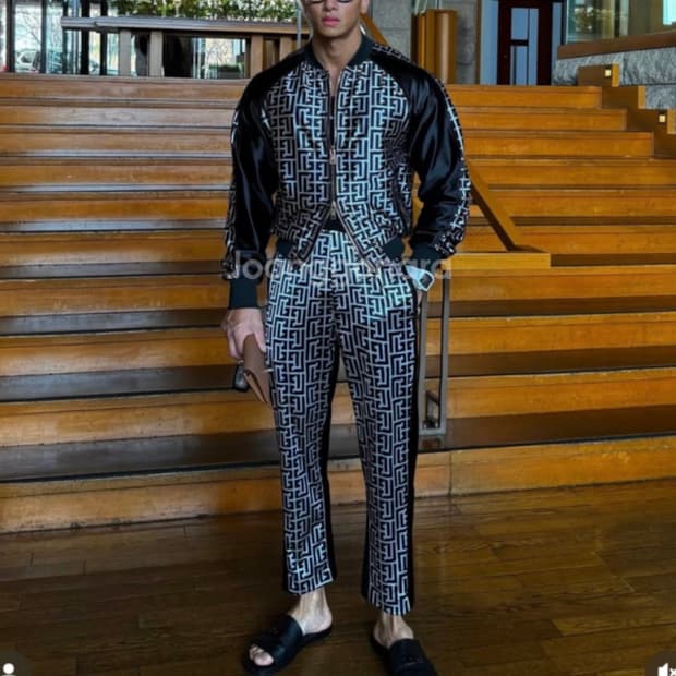 라피나토 에뚜알 볼란테 본투윈 짐웨어 레오파드 셋업 (새상품) 52사이즈