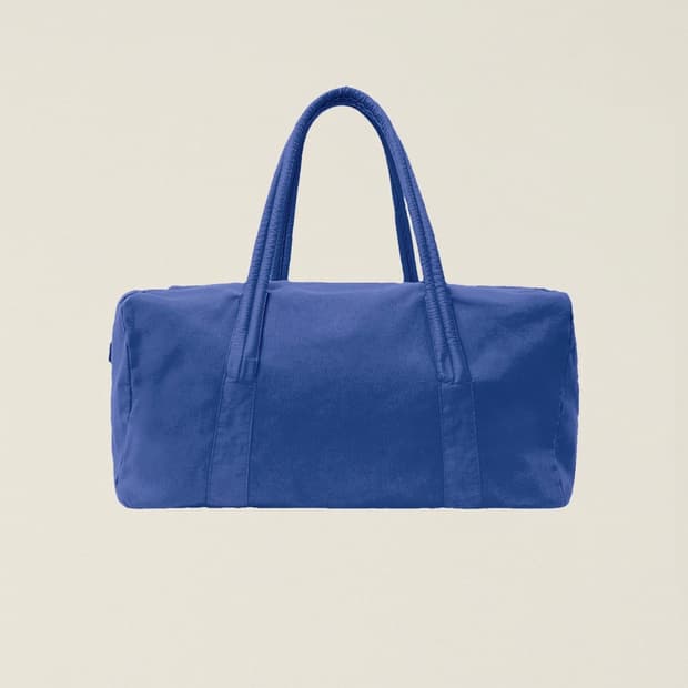 GARMENT DYED DUFFLE BAG (LARGE) OCEAN BL