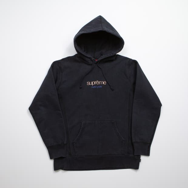 16FW 슈프림 크롬 클래식 로고 후디