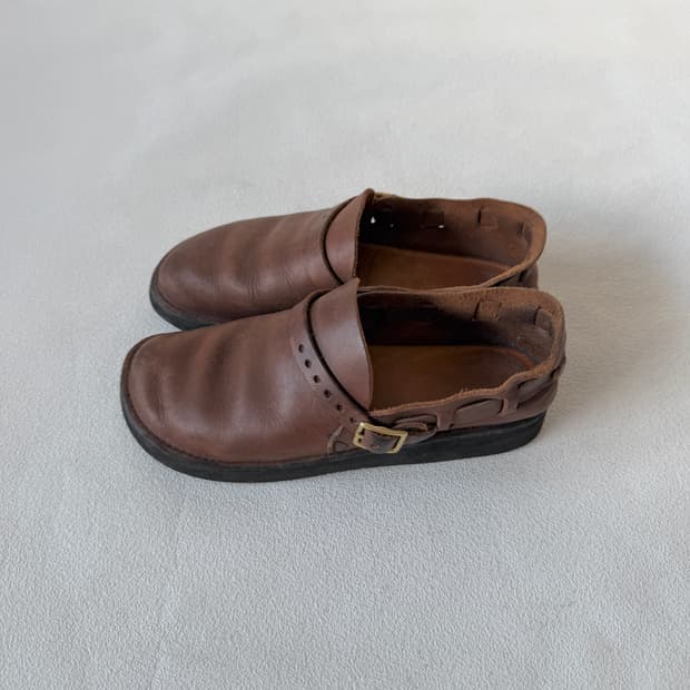 [5C, 220]오로라 슈즈(AURORA SHOES) 레더 미들 잉글리시