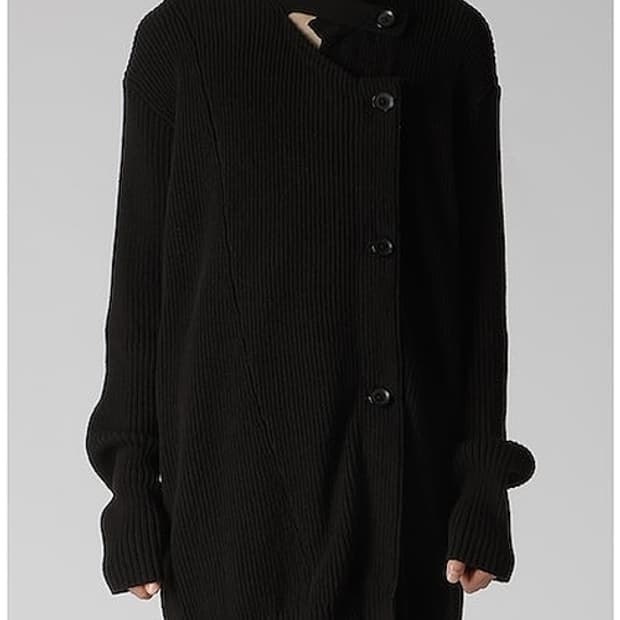 새상품 Ground Y 요지야마모토 코튼 더블 프론트 가디건 3사이즈