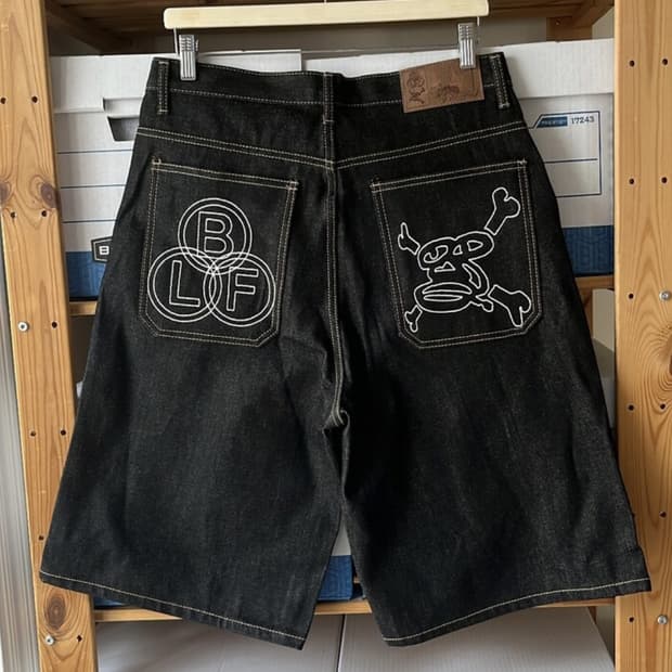 BLF denim shorts