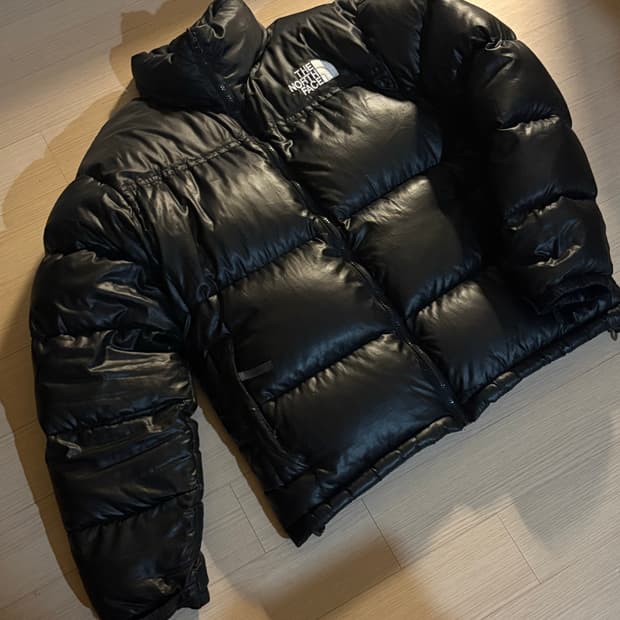 노스페이스 써밋 800 다운패딩(유광블랙) L
