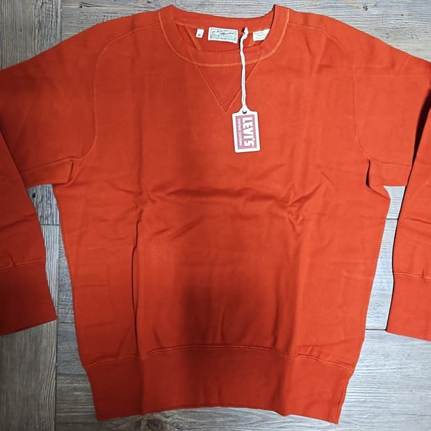 리바이스 LVC 1940's 베이 메도우 스웨트셔츠 루이보스 티 M